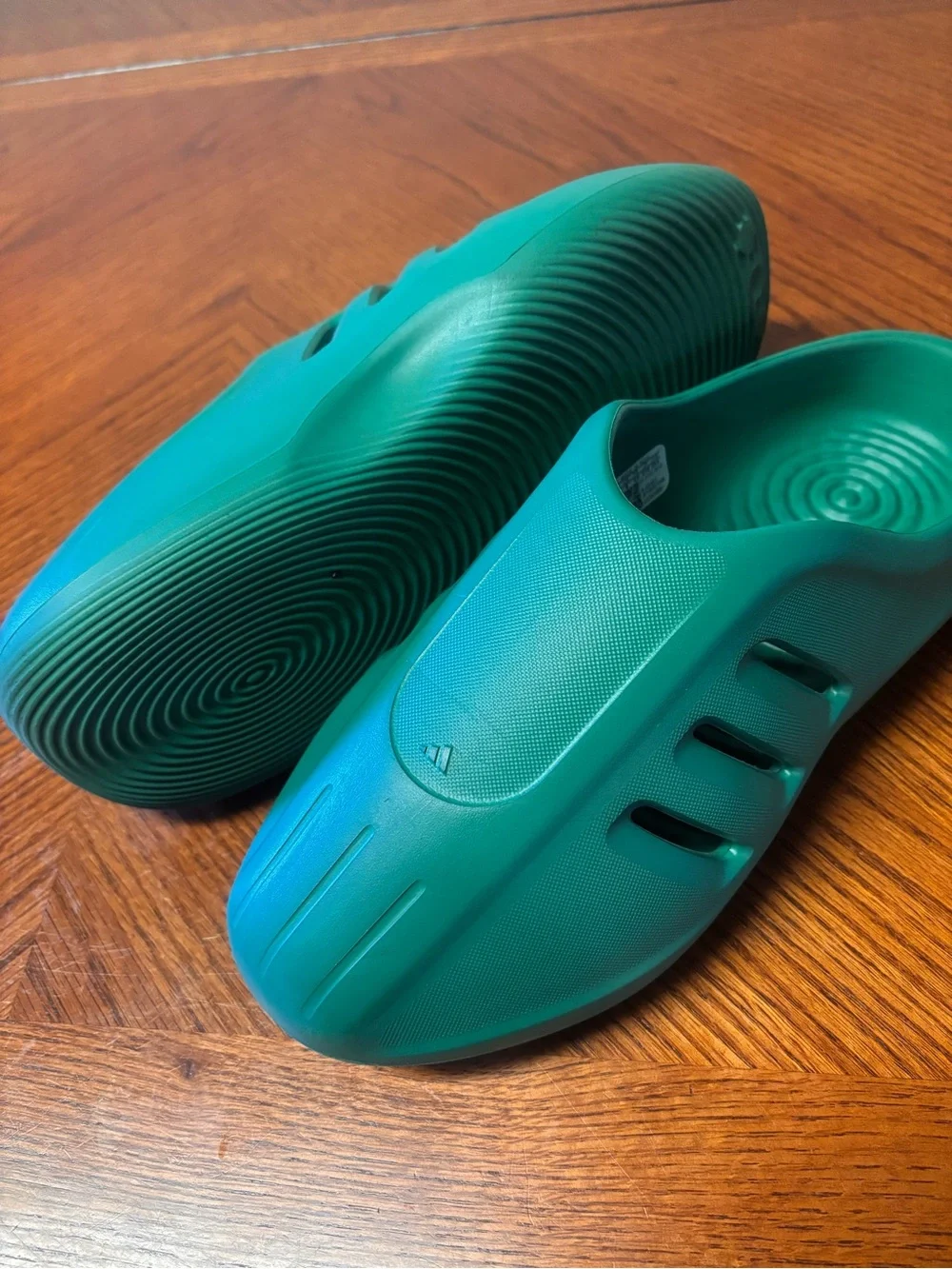 adidas Teal Slip-On Water-Resistant Clog